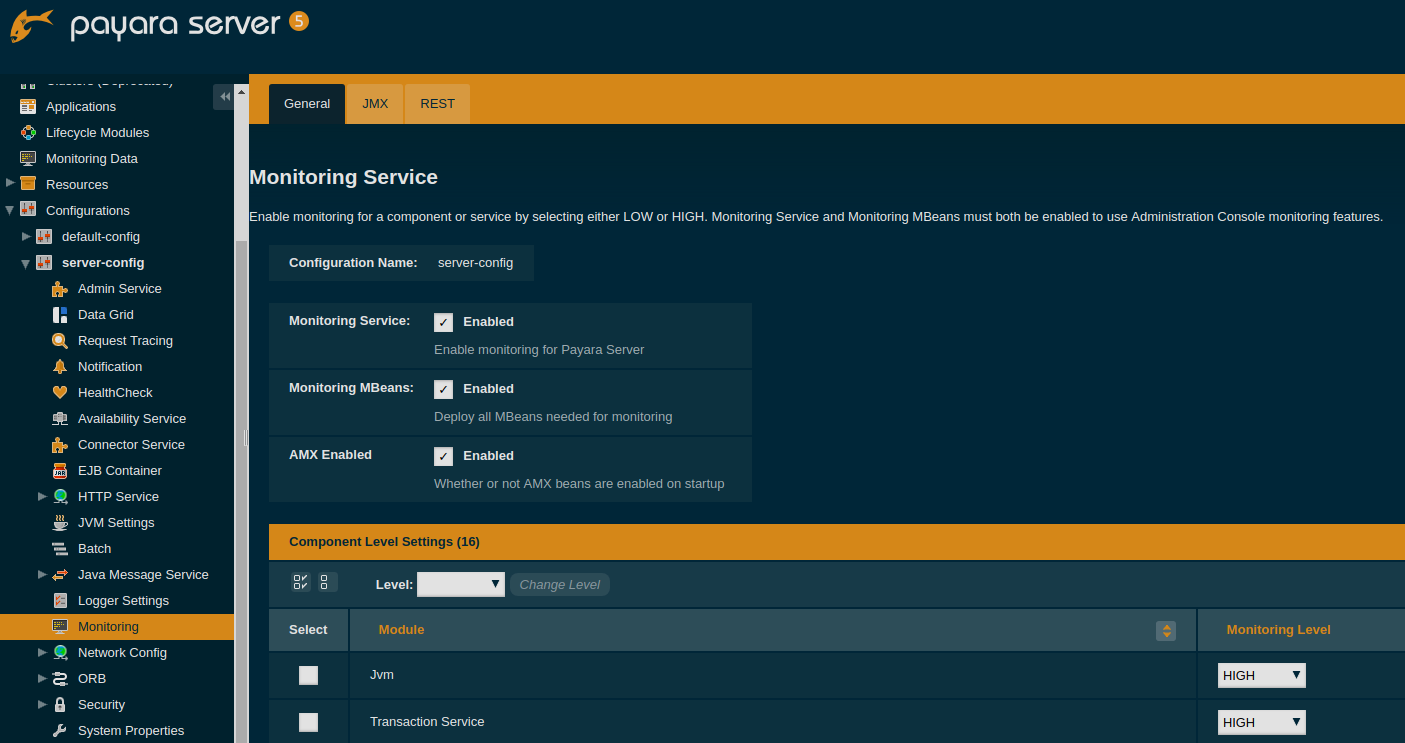Monitoring Page